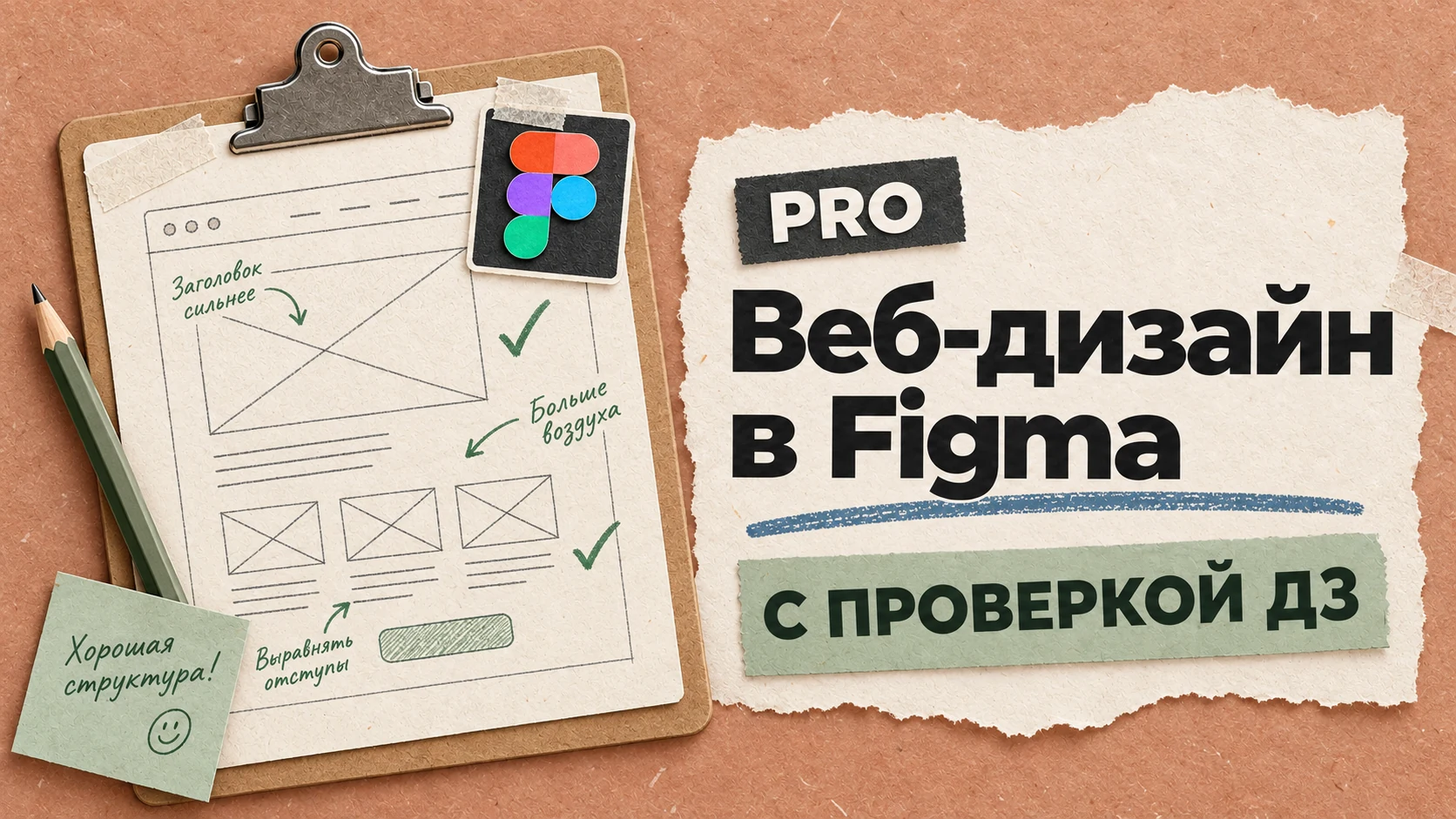 Figma Pro · с проверкой ДЗ